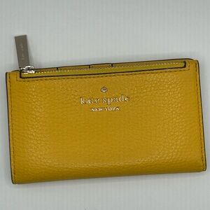 Kate Spade Mustard Yellow Leather Wallet